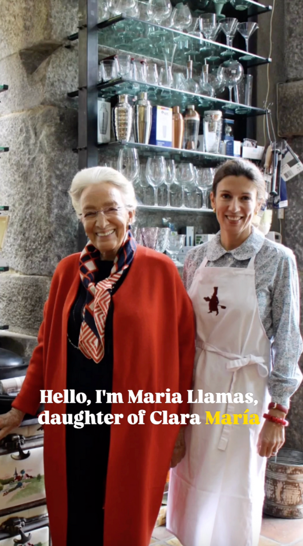 Clara Maria video, link to Madrid culinaria