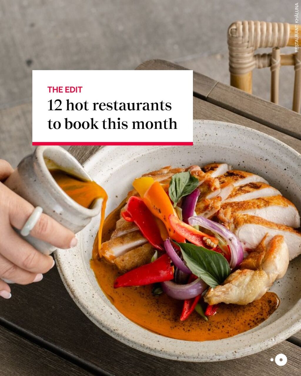 Hot Restaurants to Book 6/29