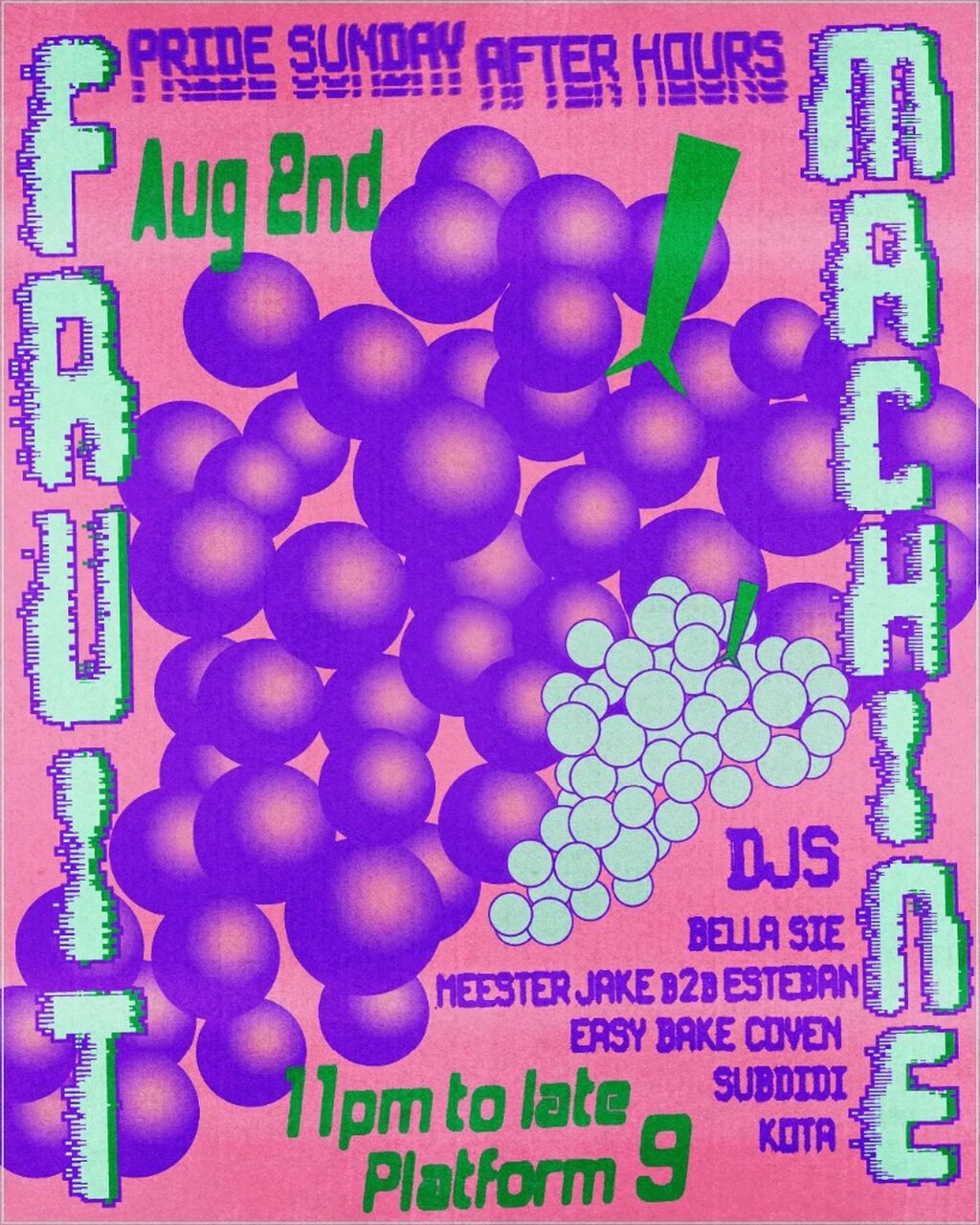 fruit machine // pride Sunday after hours