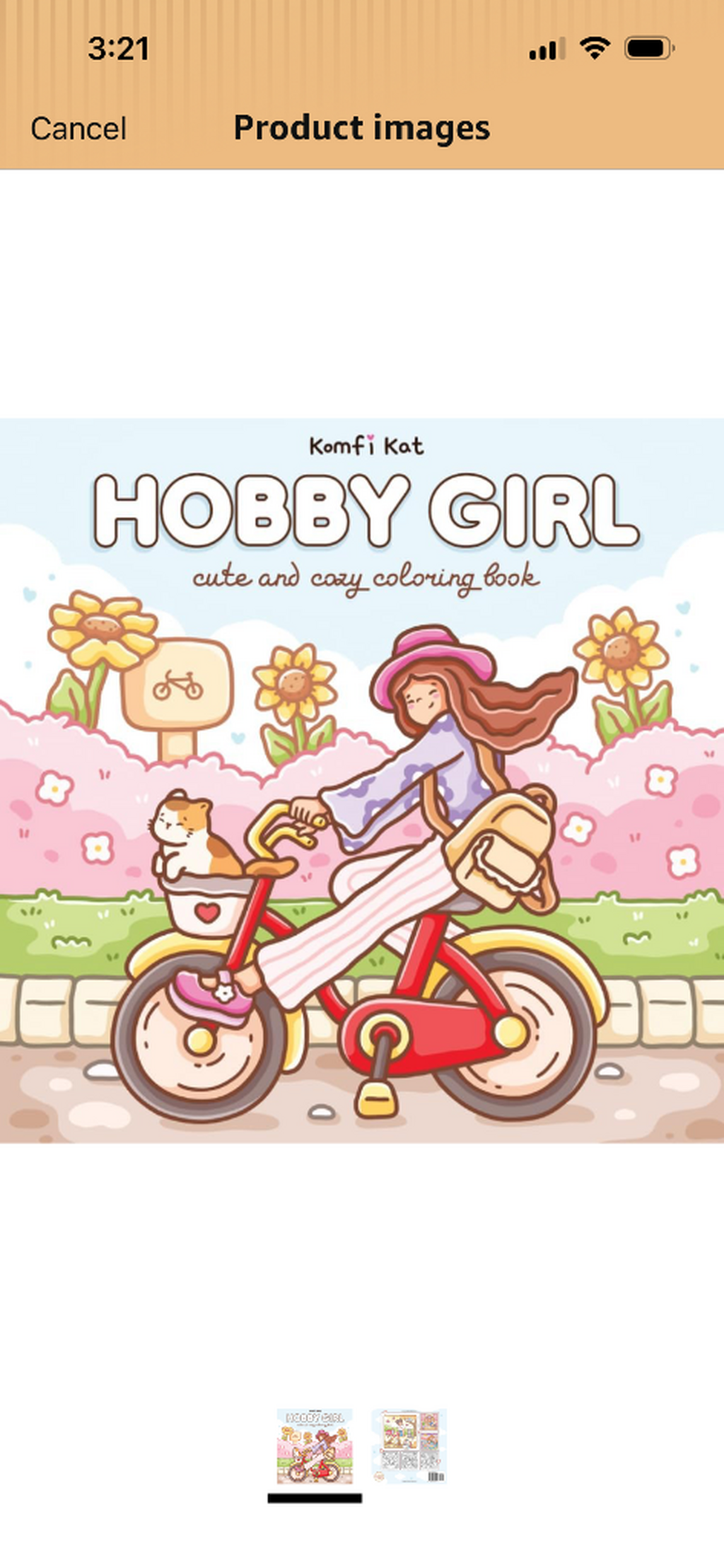Hobby Girl Coloring Book