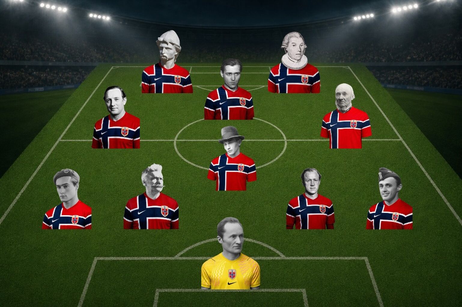 Viti sitt historiske landslag fr&aring; Sunnm&oslash;re