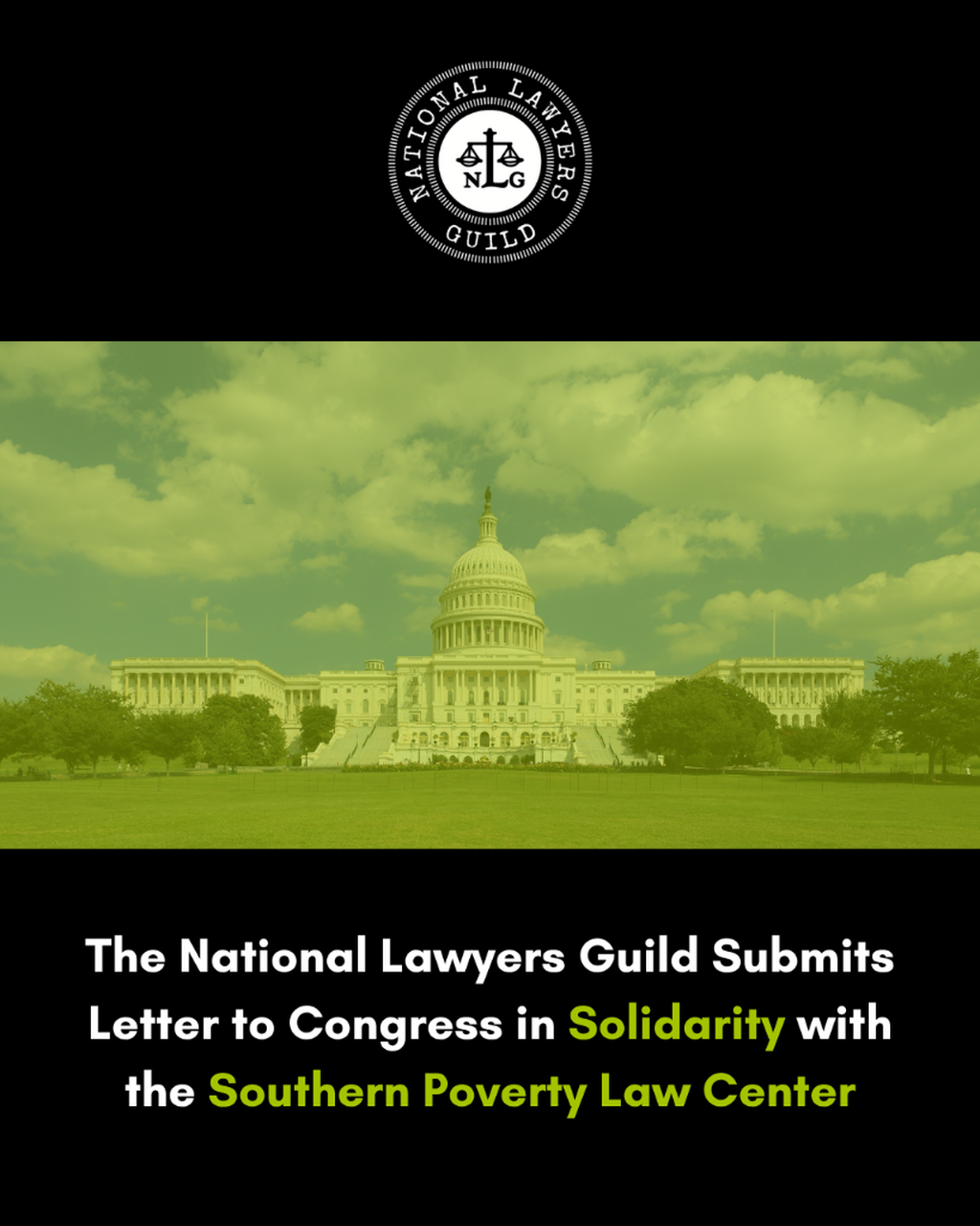 The National Lawyers Guild Submits Letter to Congress in Solidarity with the Southern Poverty Law Center
