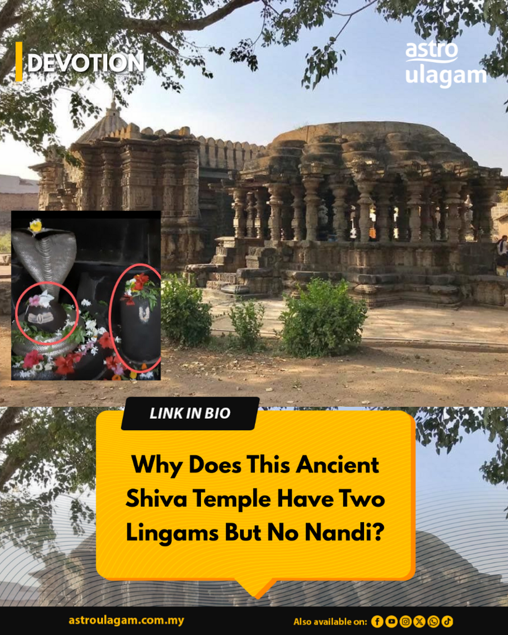 Why Does This Ancient Shiva Temple Have Two Lingams But No Nandi?