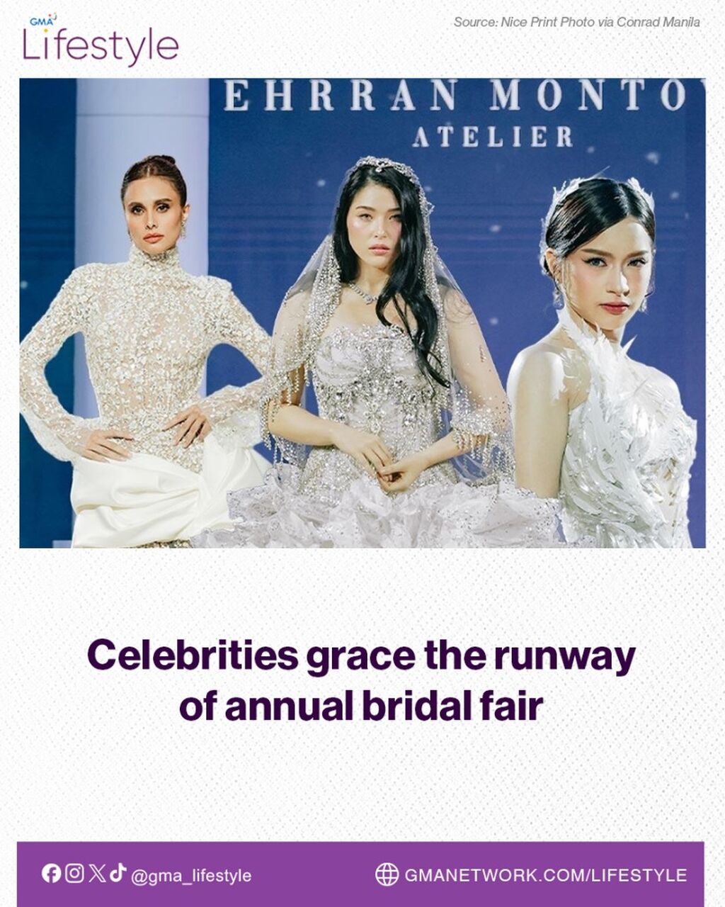 Celebrities grace the runway of annual bridal fair
