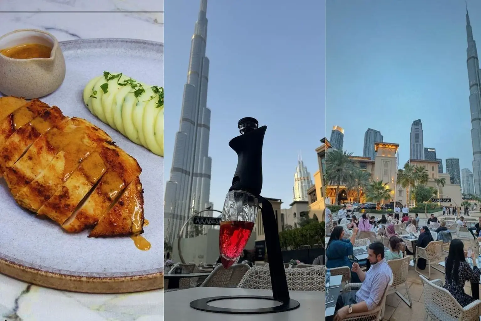 Dine with Burj Khalifa Views at Arabeska Restaurant Dubai