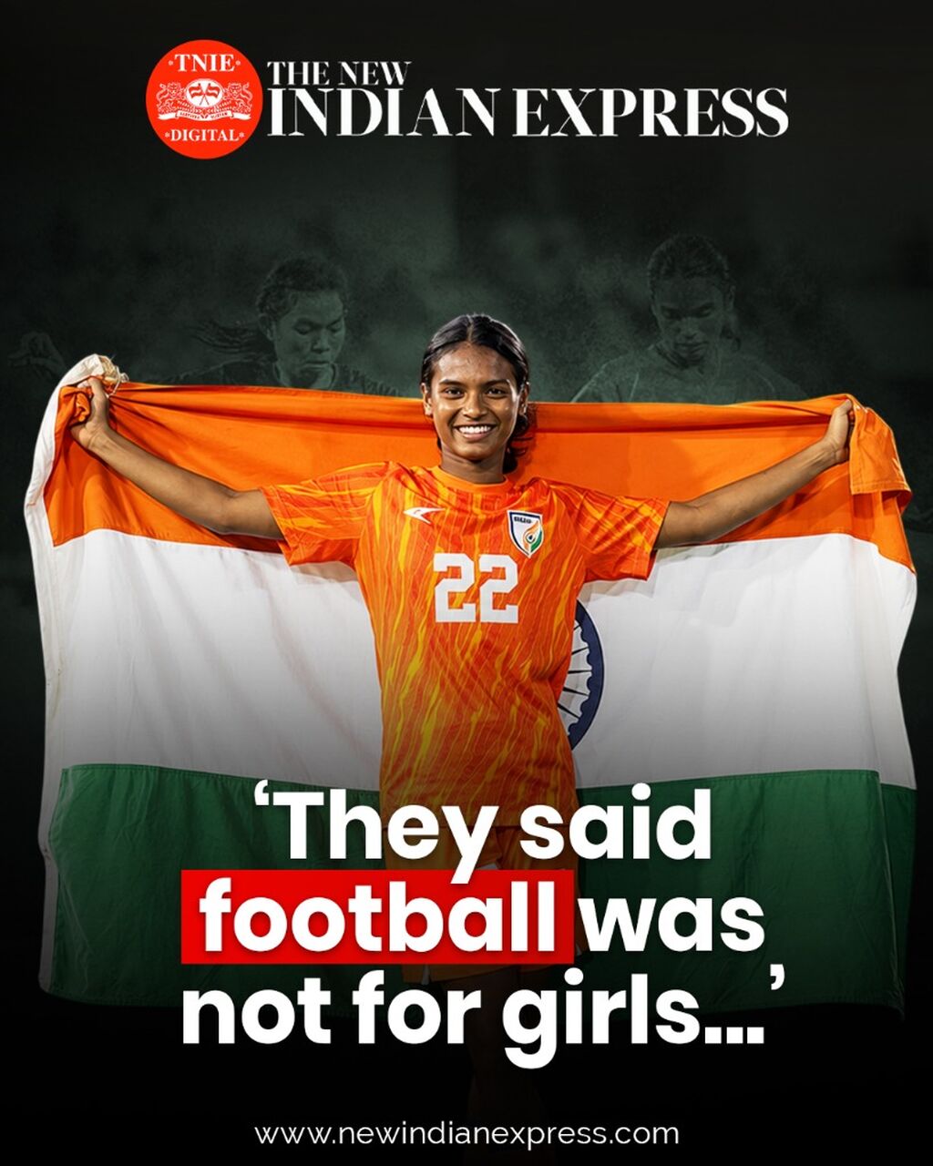 &lsquo;They said football was not for girls...&rsquo;