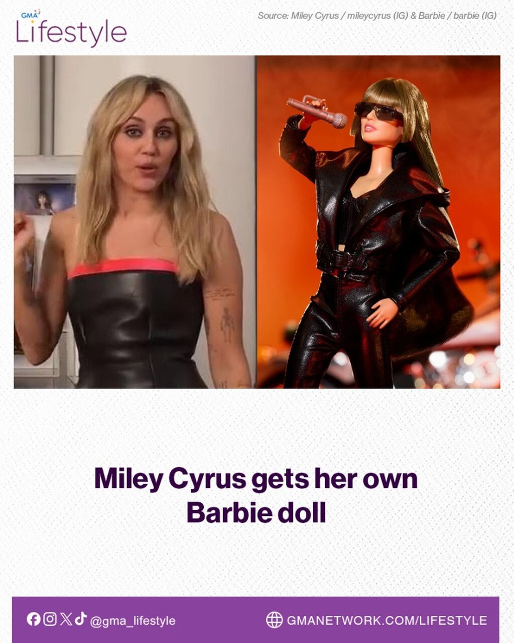 Miley Cyrus gets her own Barbie doll