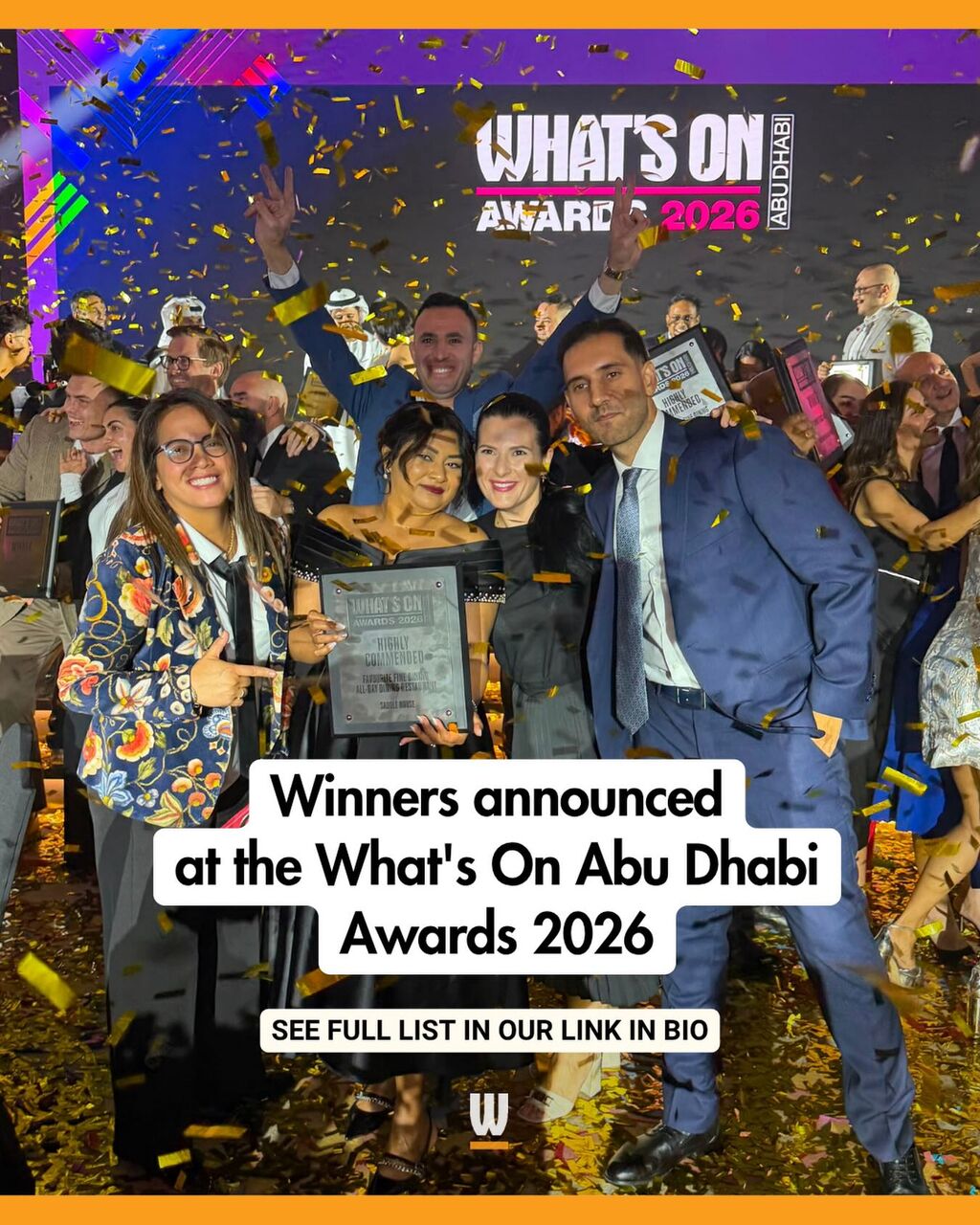 What's On Abu Dhabi Awards 2026: Every winner from the capital's biggest night out