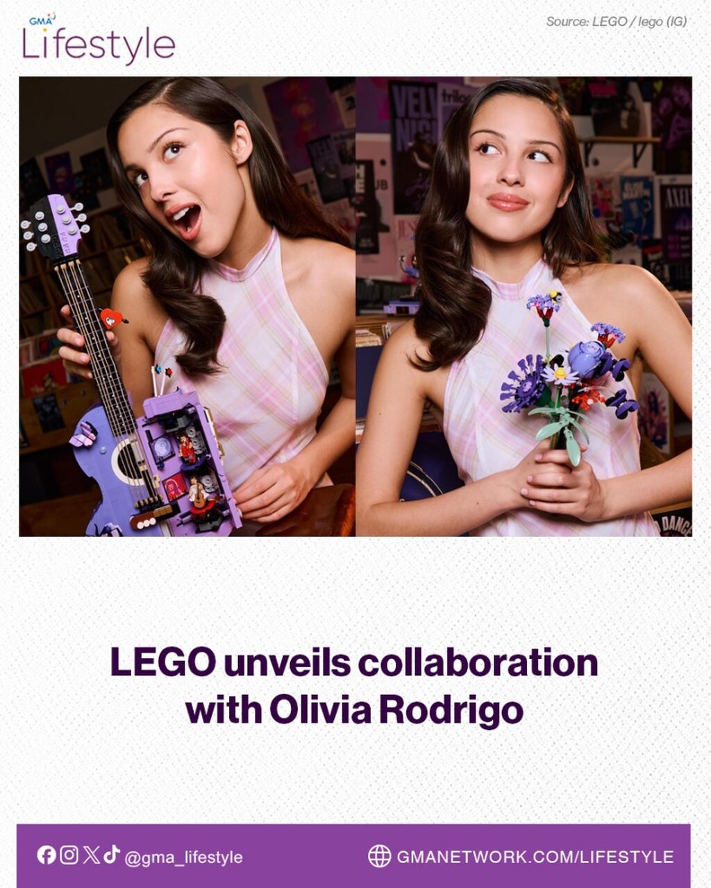 LEGO unveils collaboration with Olivia Rodrigo