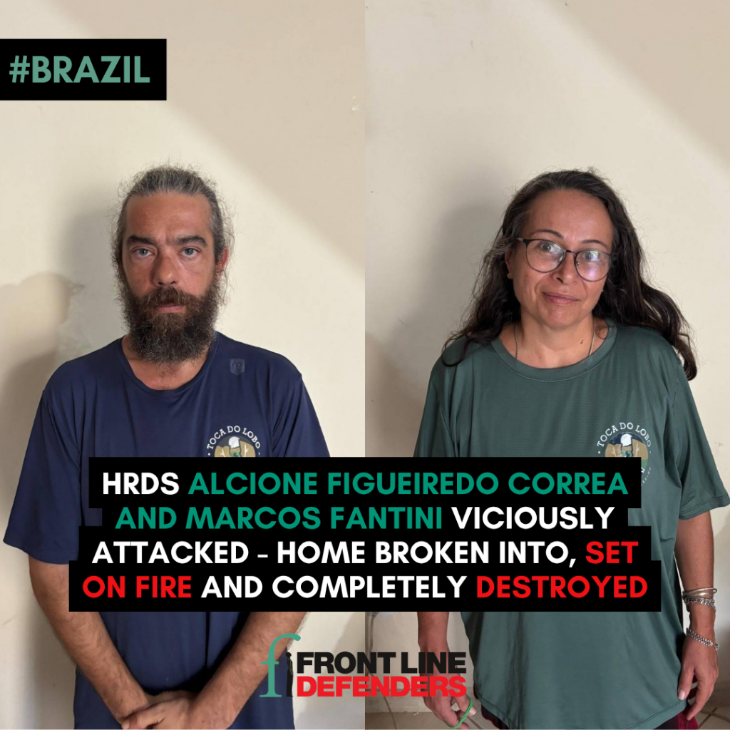Attack against human and environmental rights defenders Alcione Figueiredo Correa and Marcos Fantini