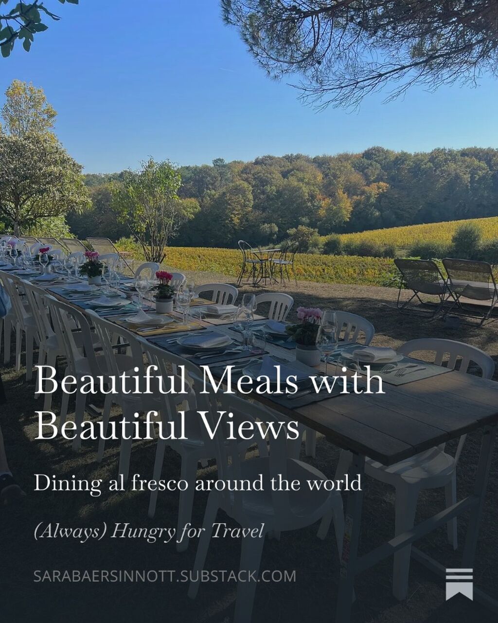 Beautiful Meals with Beautiful Views blog