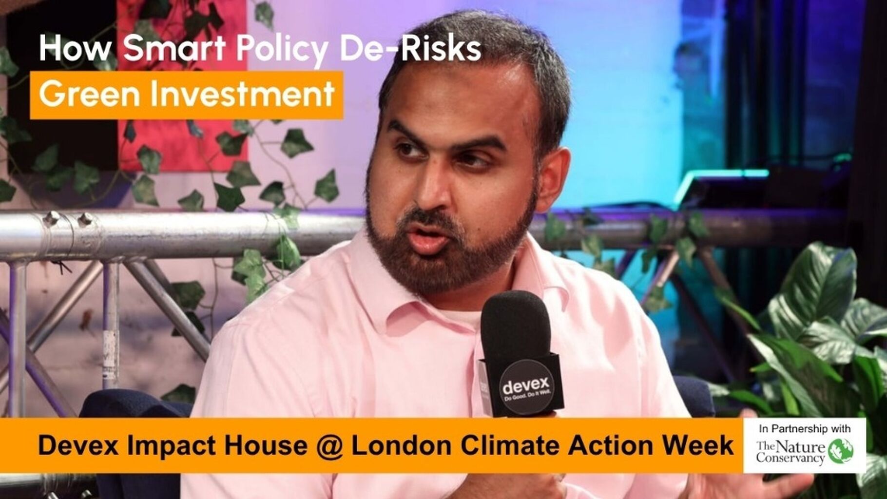 How smart policy de-risks green investment | Devex x The Nature Conservancy