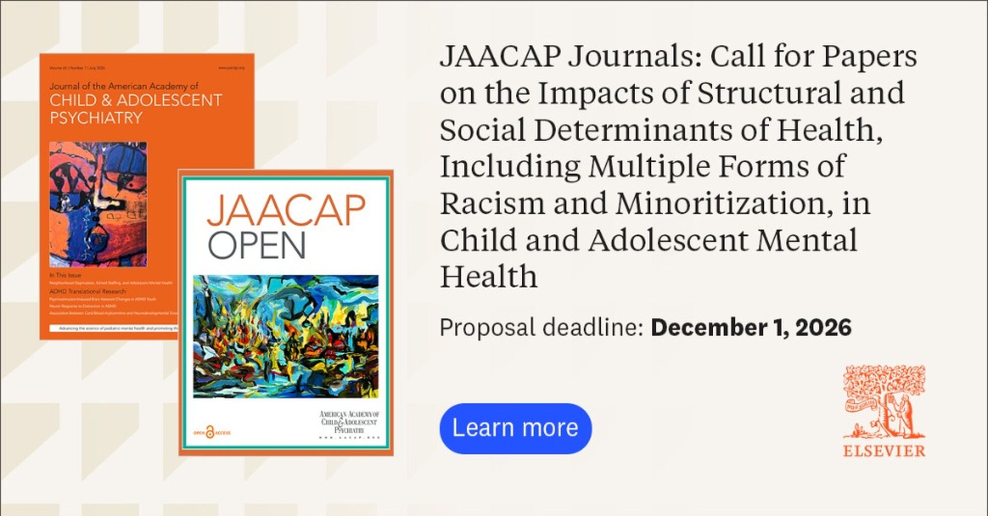STRUCTURAL AND SOCIAL DETERMINANTS OF HEALTH - PROPOSALS DUE BY DECEMBER 1, 2026