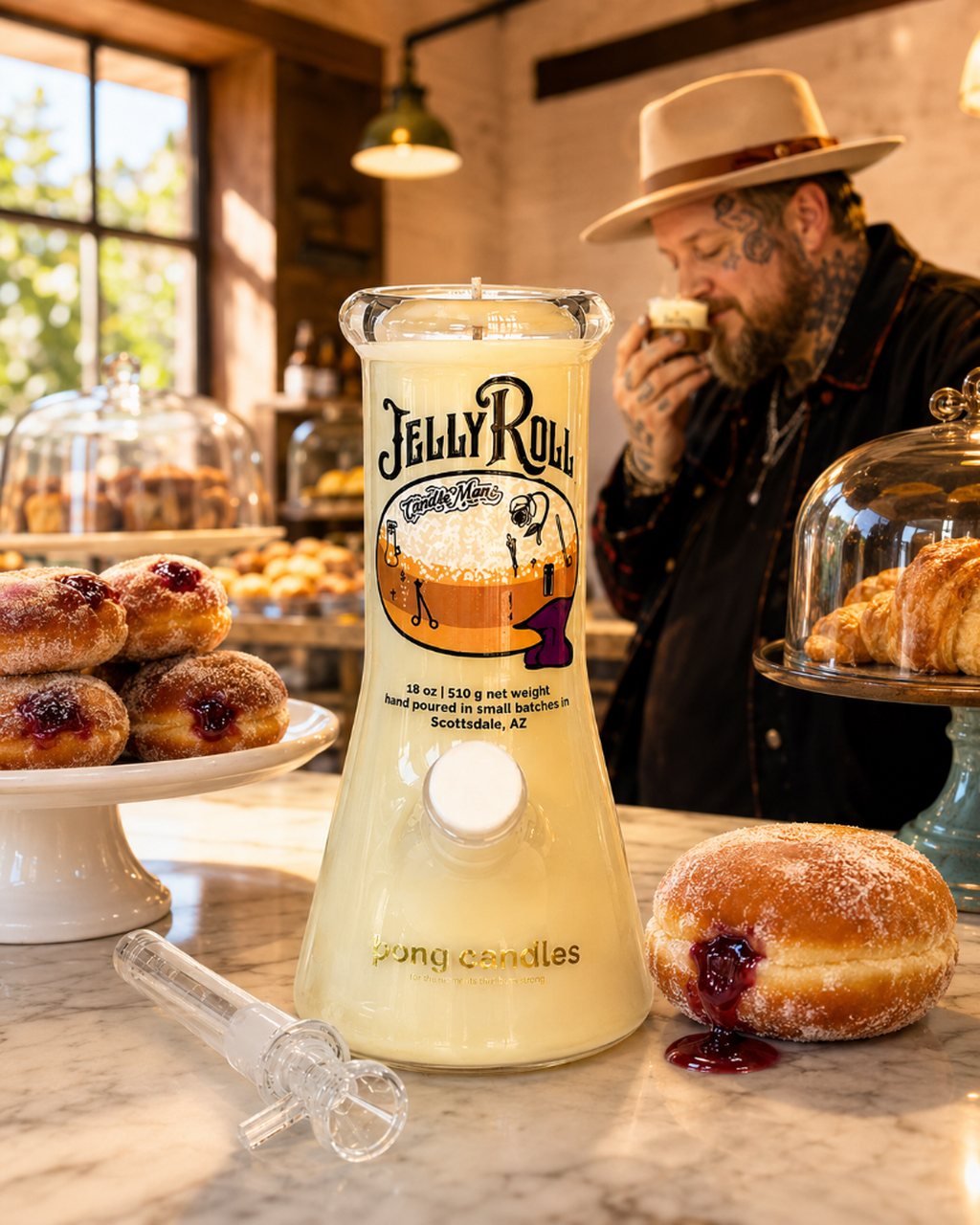   Jelly Roll bong candle Review