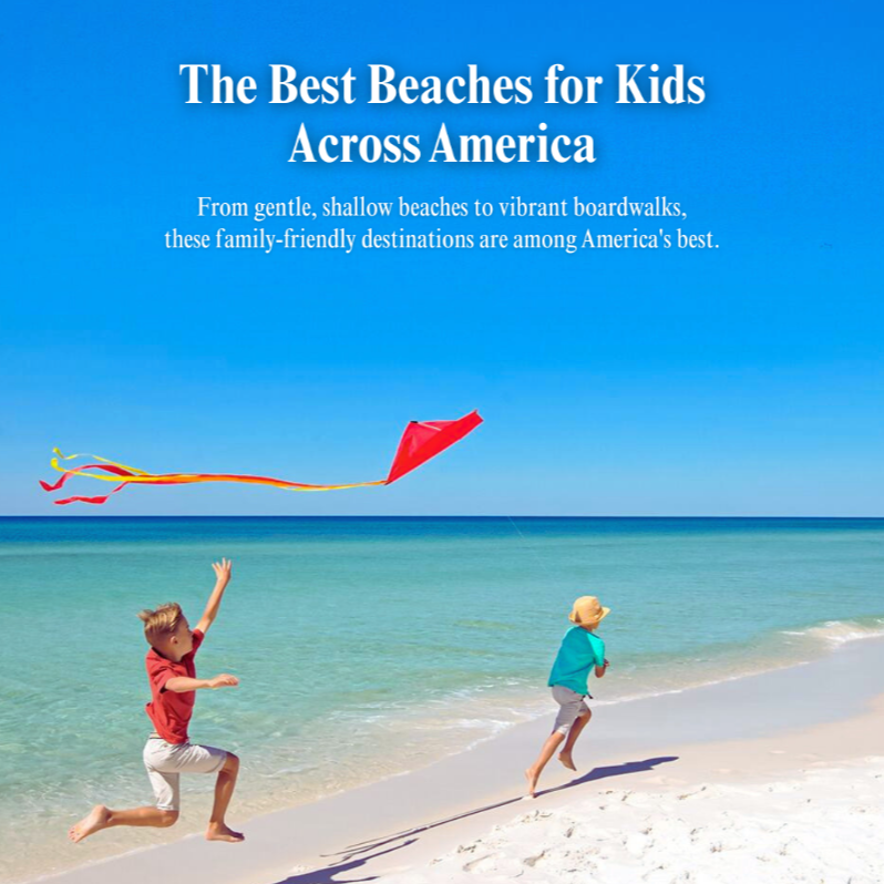 10 Best Beaches for Kids Across America, From Calm Coves to Wave-Ready Shores