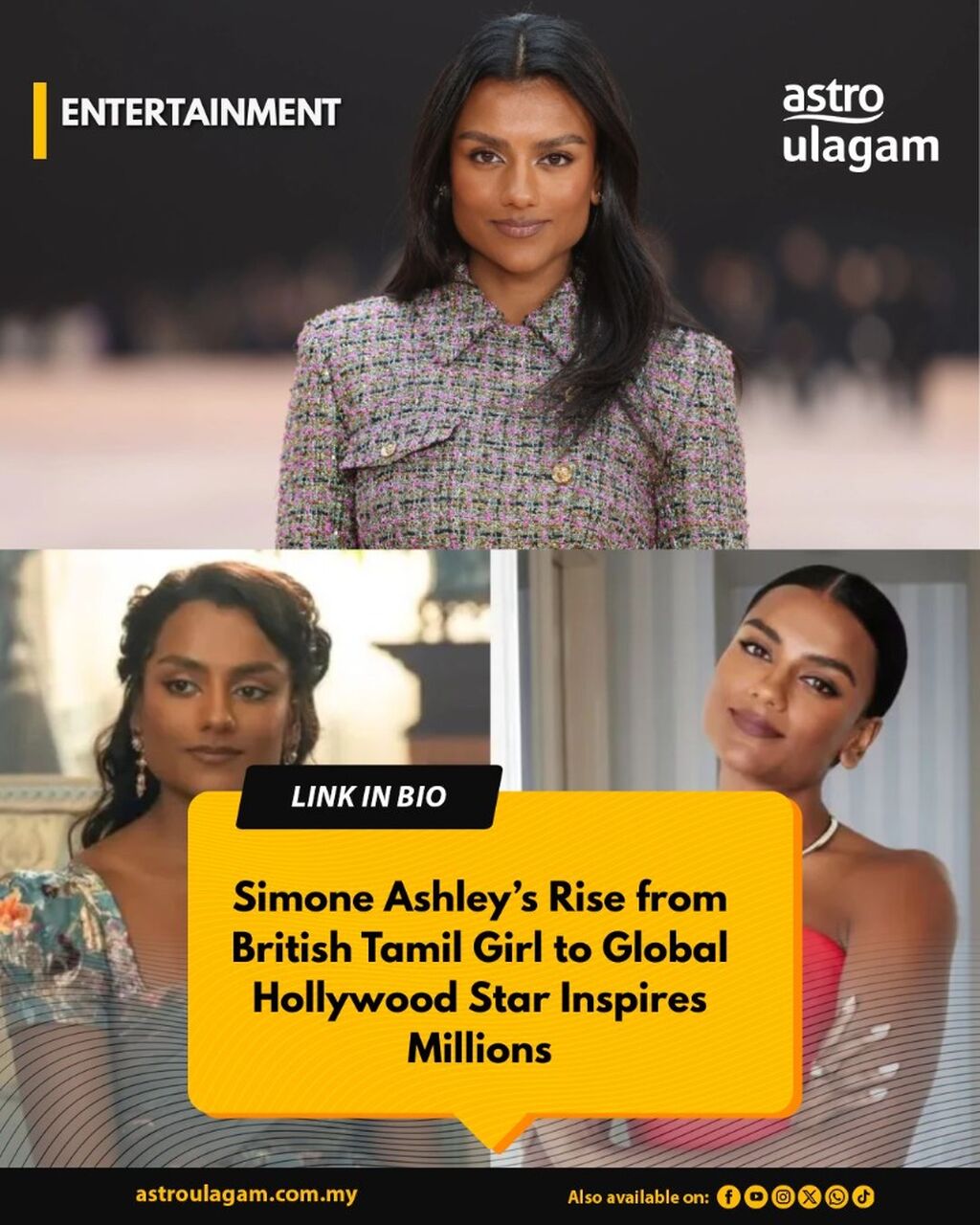 Simone Ashley&rsquo;s Rise from British Tamil Girl to Global Hollywood Star Inspires Millions