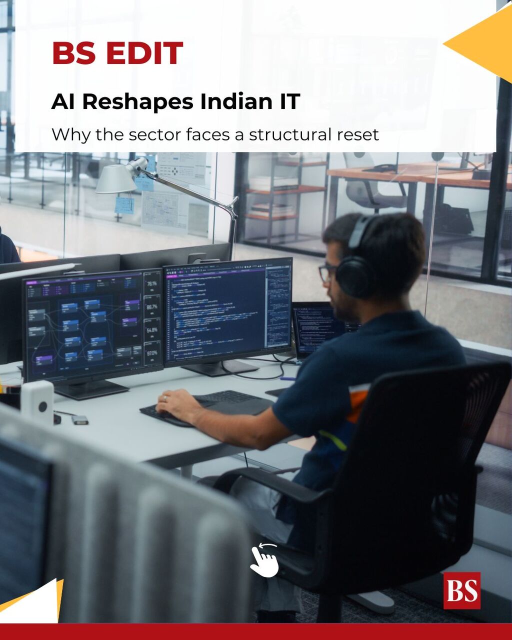 Fallen on hard times: AI pressure is mounting on the Indian IT industry