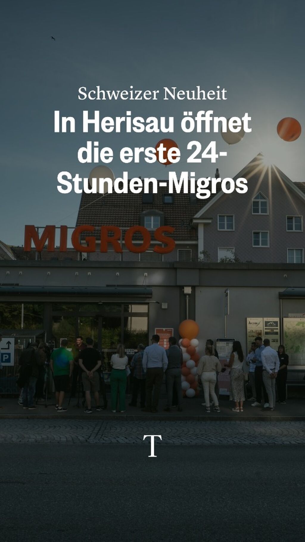 In Herisau &ouml;ffnet die erste 24-Stunden-Migros