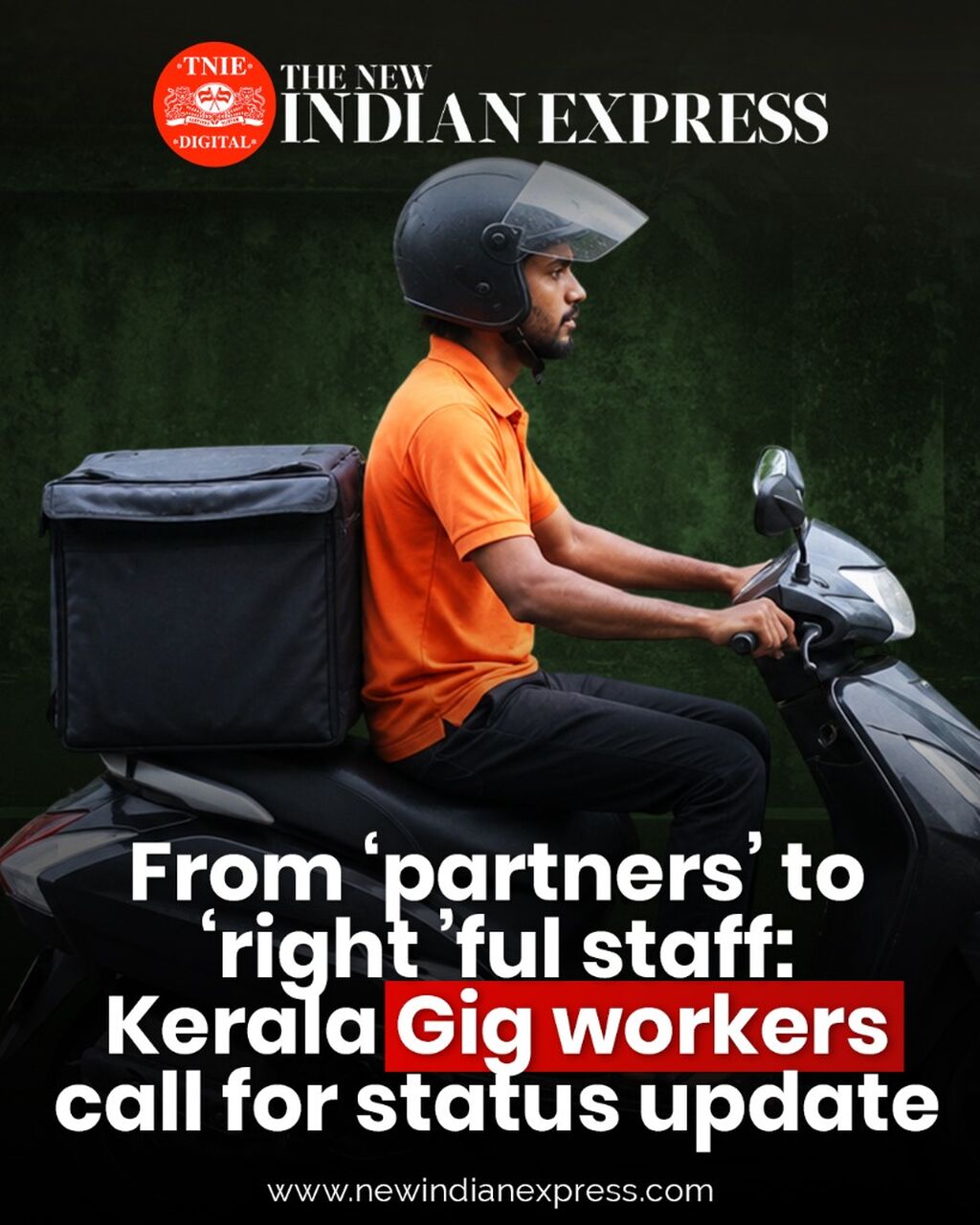 From &lsquo;partners&rsquo; to &lsquo;right &rsquo;ful staff: Kerala Gig workers call for status update