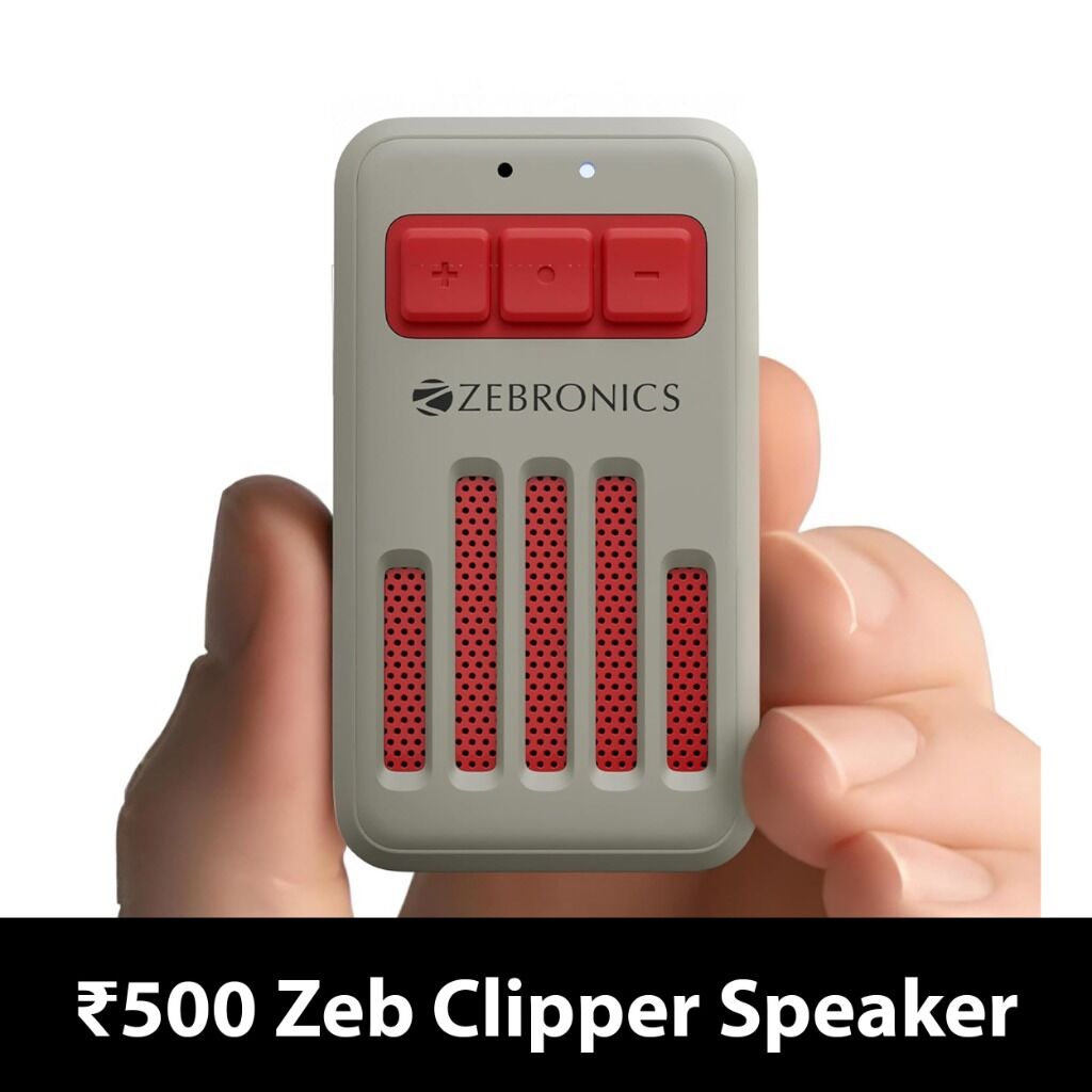 Zebronics Zeb Clipper-₹500 Speakers
