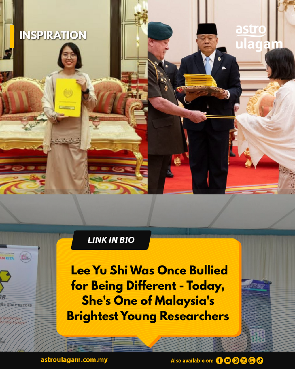  Lee Yu Shi Was Once Bullied for Being Different - Today, She's One of Malaysia's Brightest Young Researchers