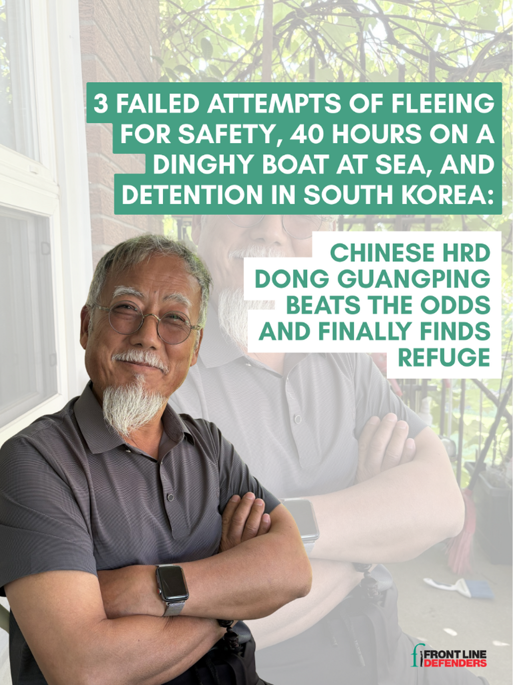 A Chinese dissident recounts his perilous dinghy escape to South Korea and how he got to Canada