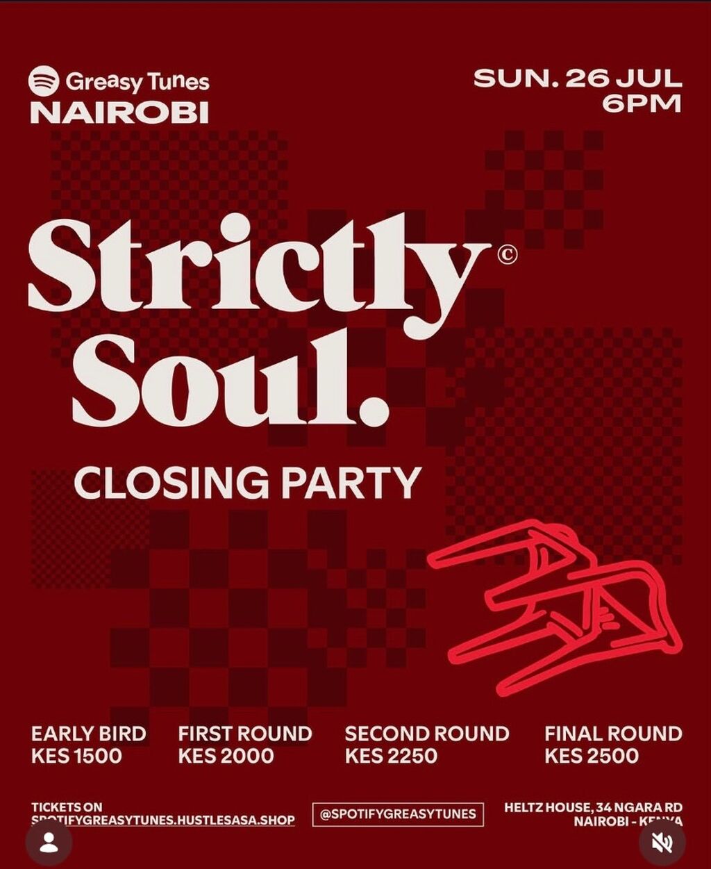  Greasy Tunes x Strictly Soul Tickets (26.07)