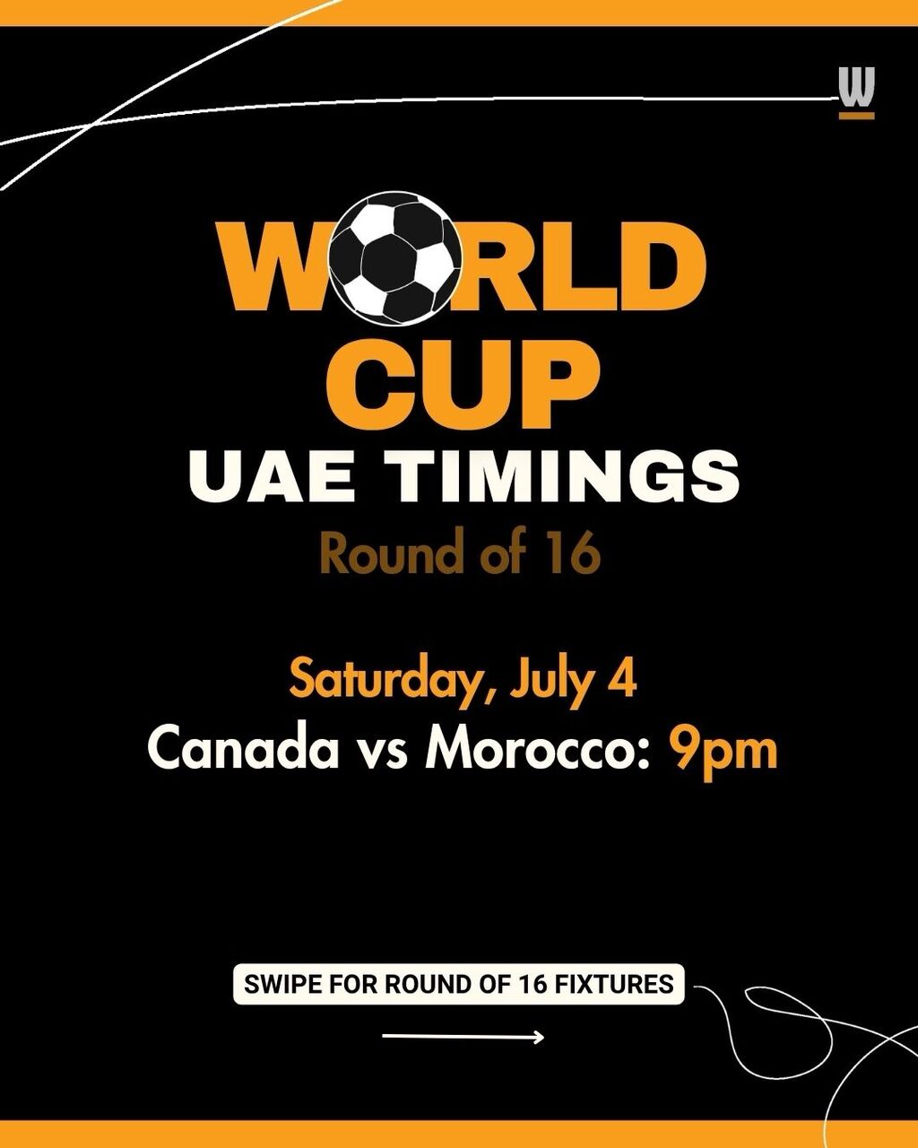 World Cup 2026: Round of 16 kick-off times in the UAE