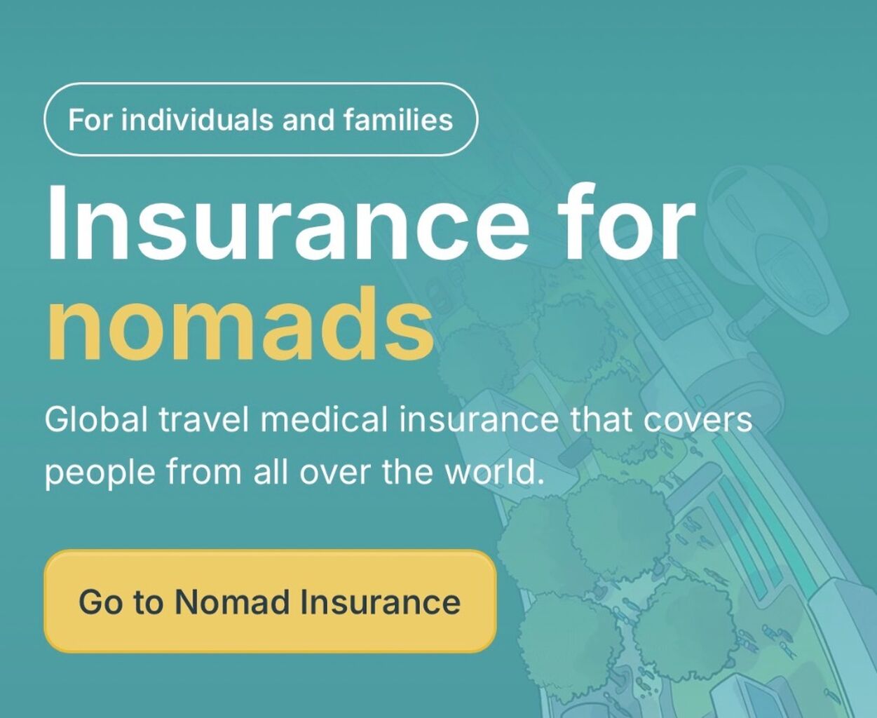 Travel Insurance for backpackers/digital nomads