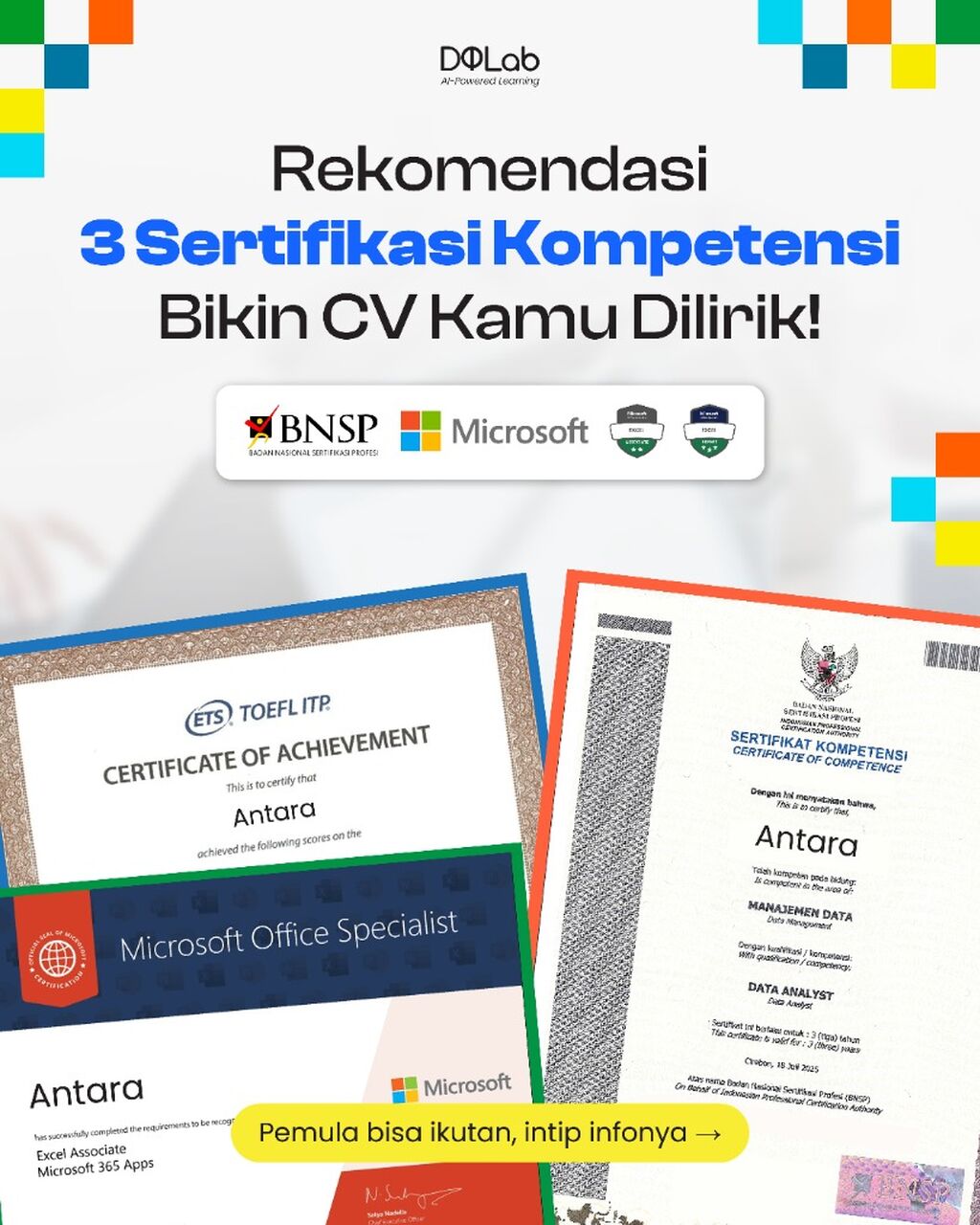 Punya Sertifikasi Kompetensi? Program DQLab Solusinya!
