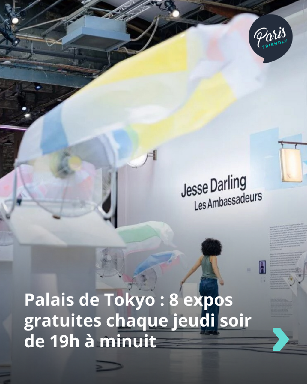 Palais de Tokyo : 8 expos gratuites chaque jeudi soir de 19h &agrave; minuit