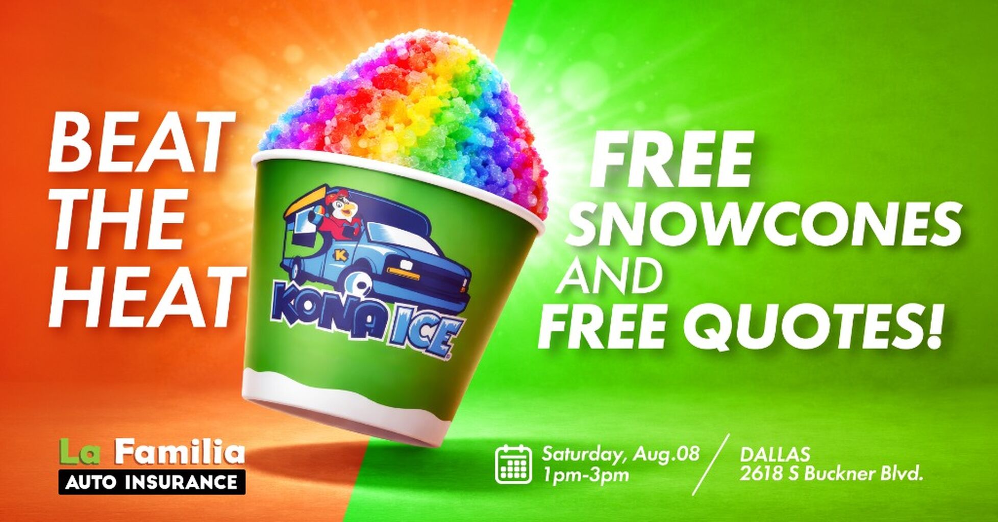 Dallas &mdash; Free Snowcones! 🎉