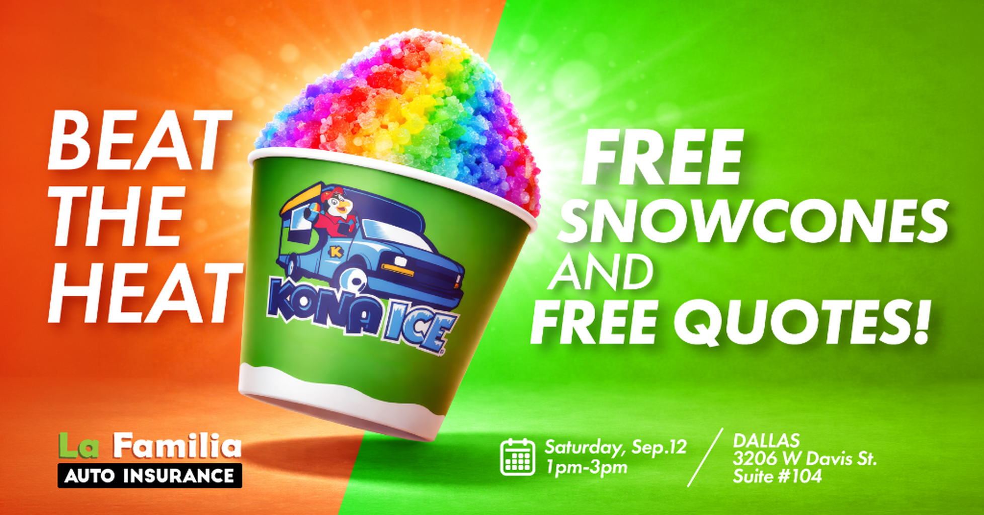 Dallas &mdash; Free Snowcones! 🎉
