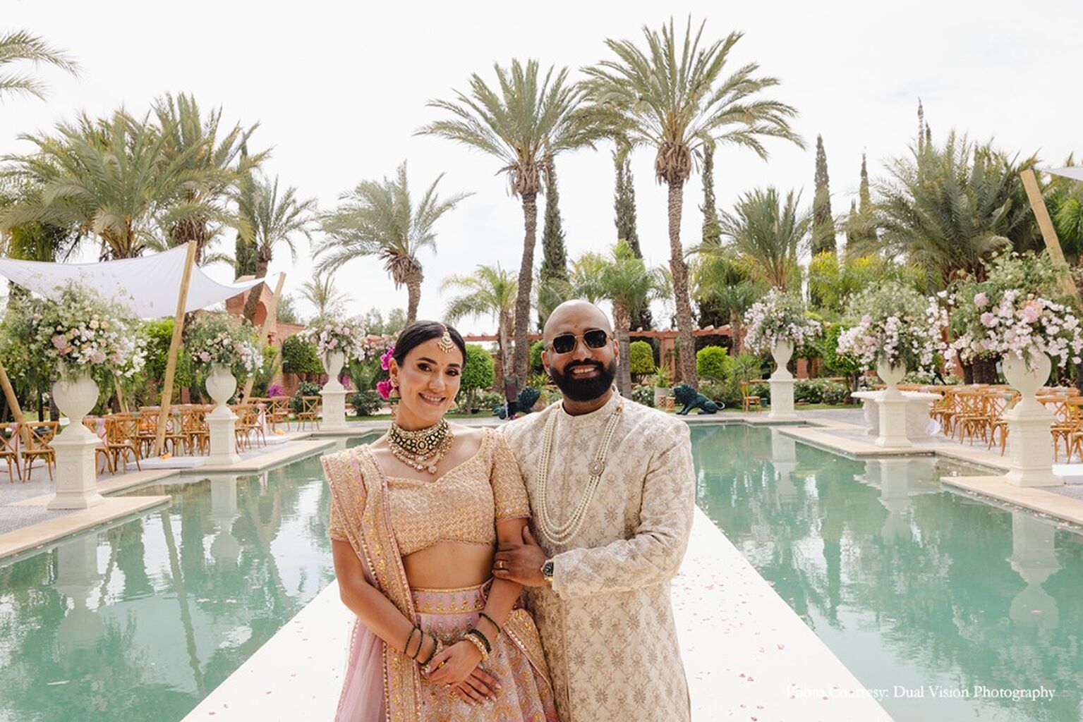 Andrea and Pratish, L Mansion Marrakech Palace & Event, Morocco