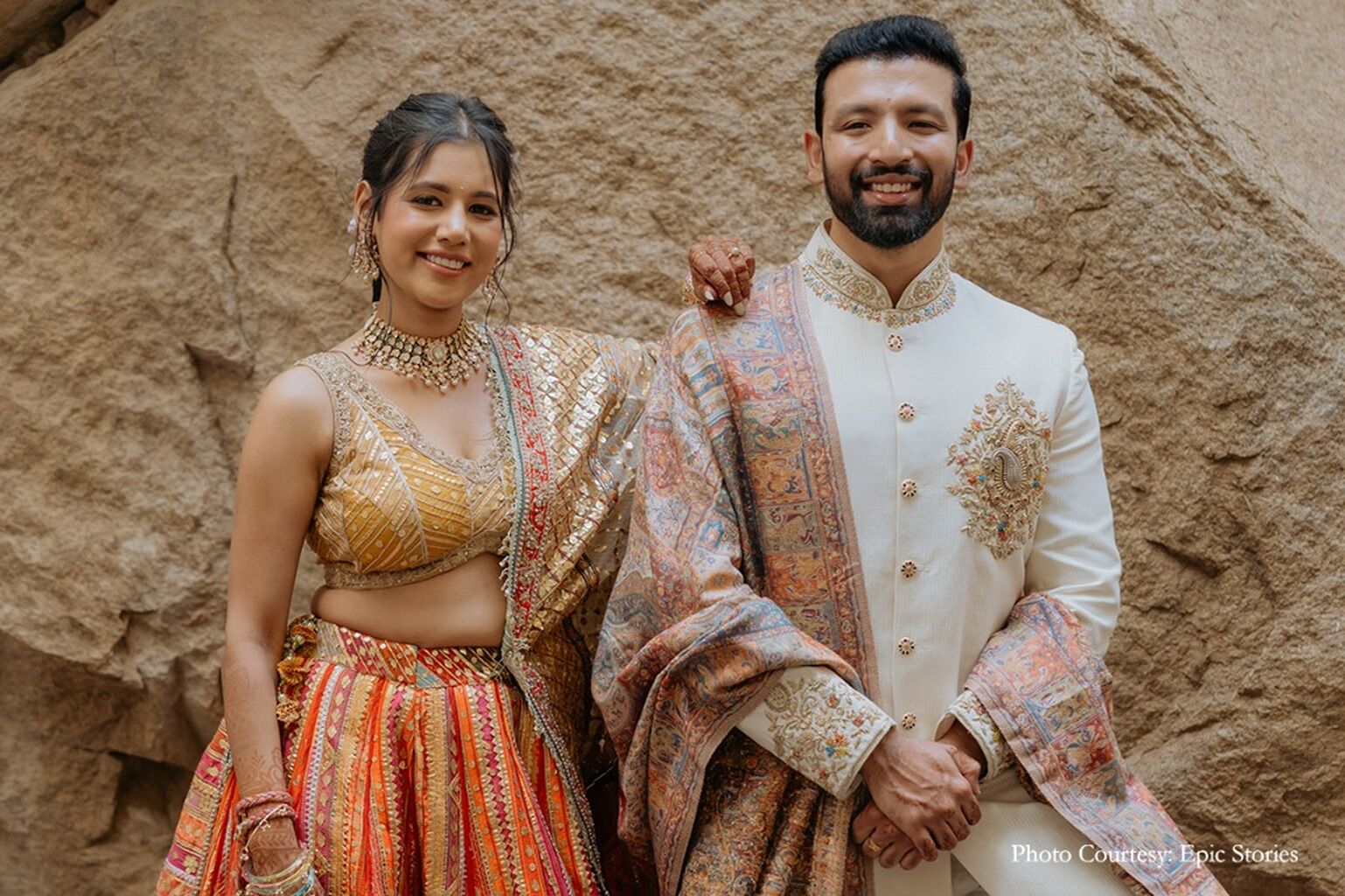 Vartika and Akarsh, Alila Fort Bishangarh, Rajasthan