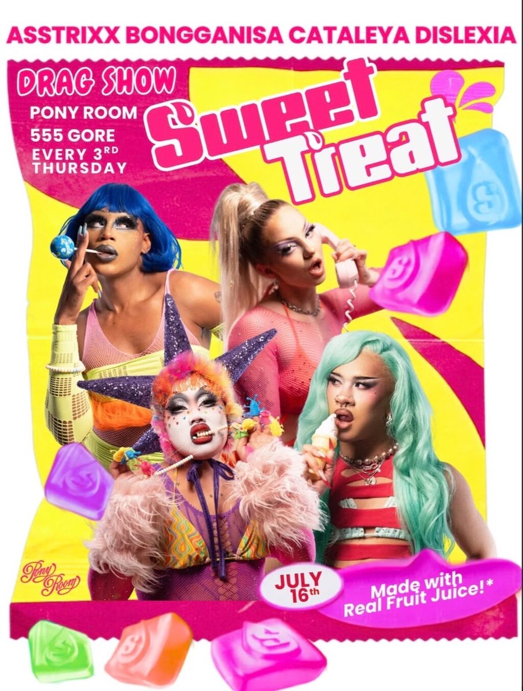 SWEET TREAT DRAG JULY 16