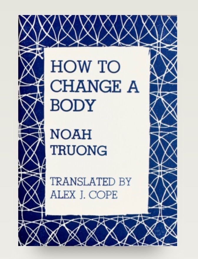 Buy the translated chapbook ! How to change a body, translated by Alex J. Cope 