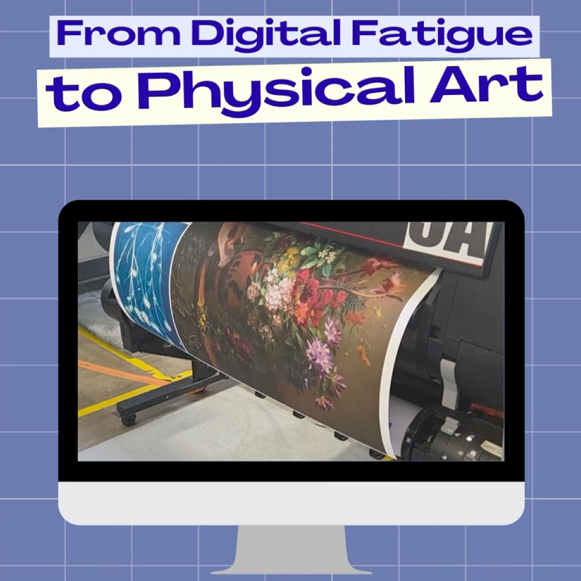 Digital Fatigue to Physical Art