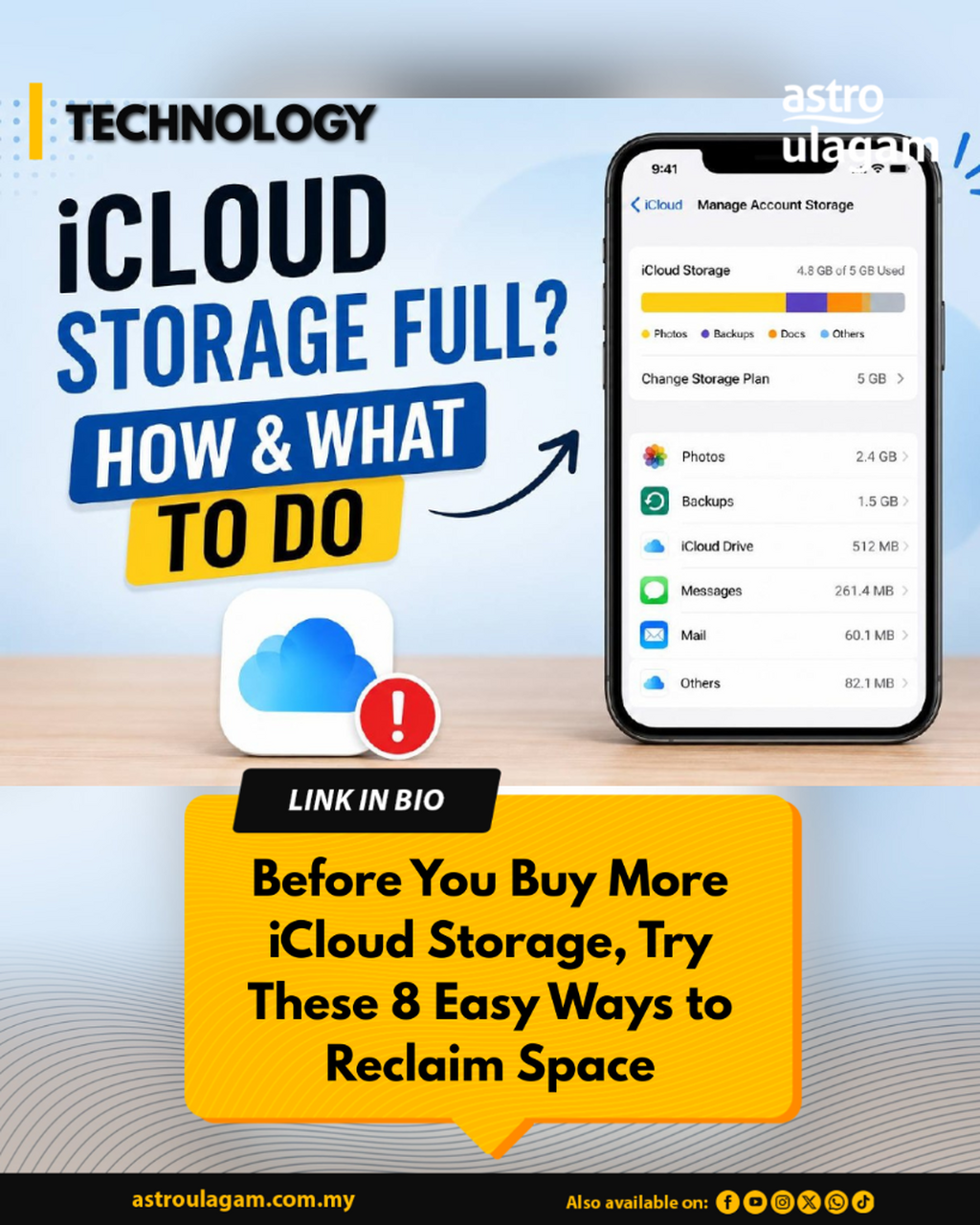 Before You Buy More iCloud Storage, Try These 8 Easy Ways to Reclaim Space