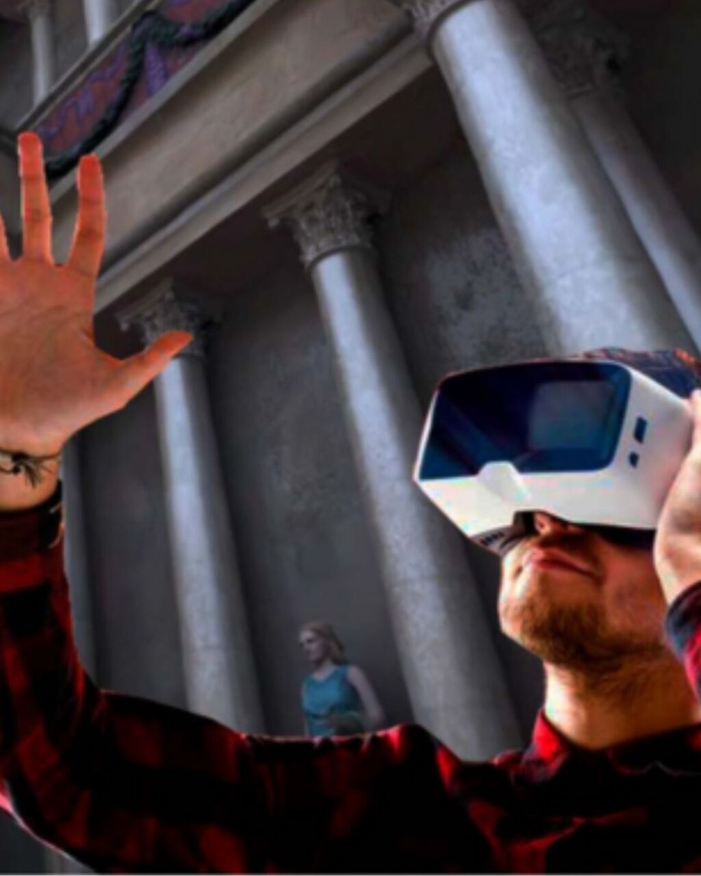 VISITA VIRTUAL CON GAFAS 3D EN EL MUSEO DEL TEATRO DE CAESARAUGUSTA