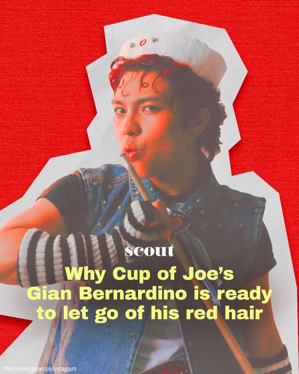 Why Gian Bernardino is ready to let go of his red hair