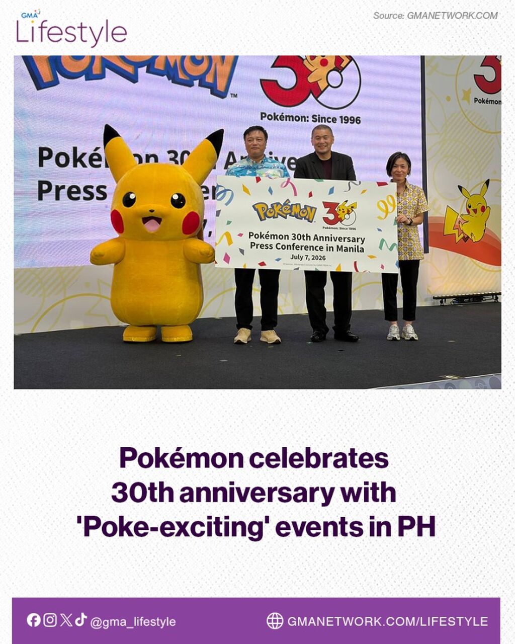 Pok&eacute;mon celebrates 30th anniversary with 'Poke-exciting' events in PH
