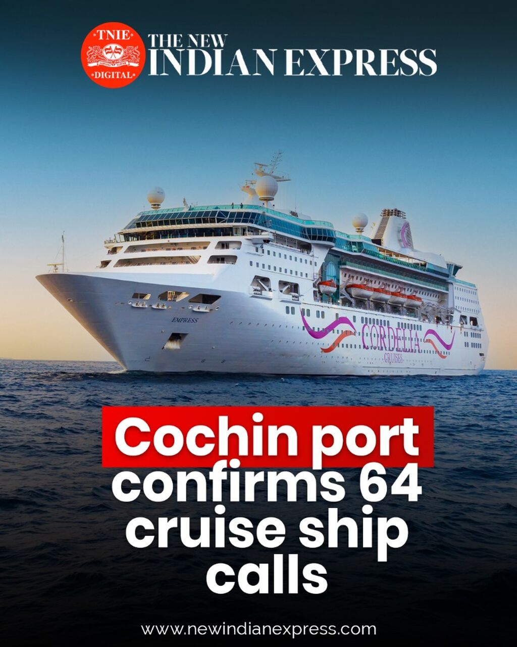 Cochin port confirms 64 cruise ship calls