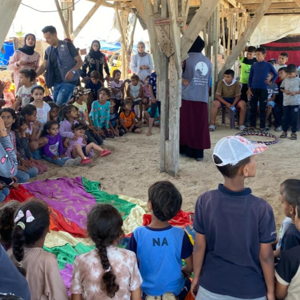 The Effect of Goodness - Children Camp in Khan Younis, Gaza
