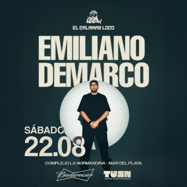 SABADO 22 DE AGOSTO: EMILIANO DEMARCO