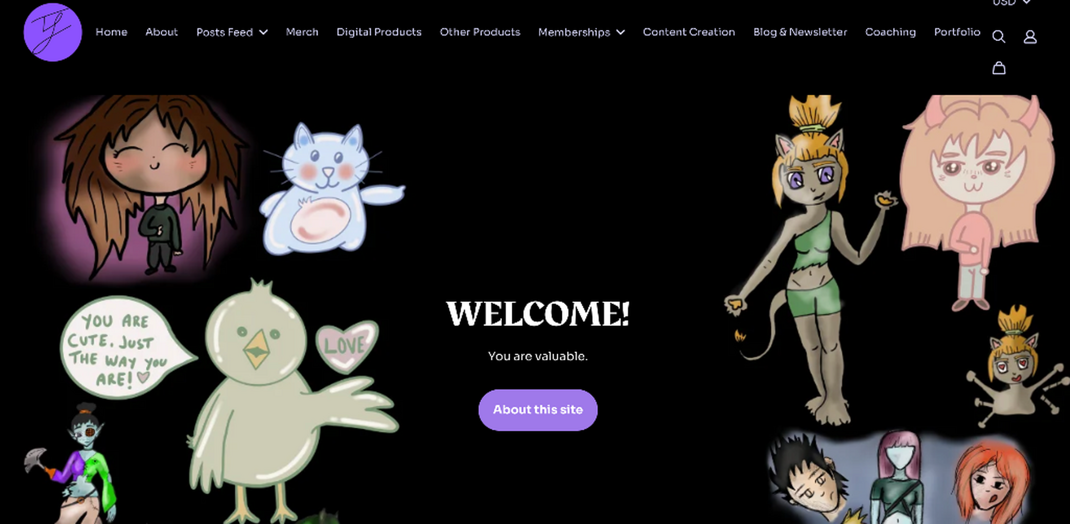 Trix Joyce - content creator website