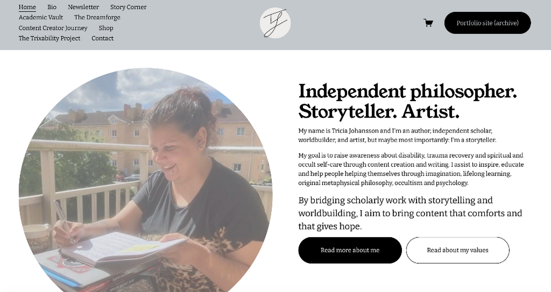 T.M Johansson - Main Website