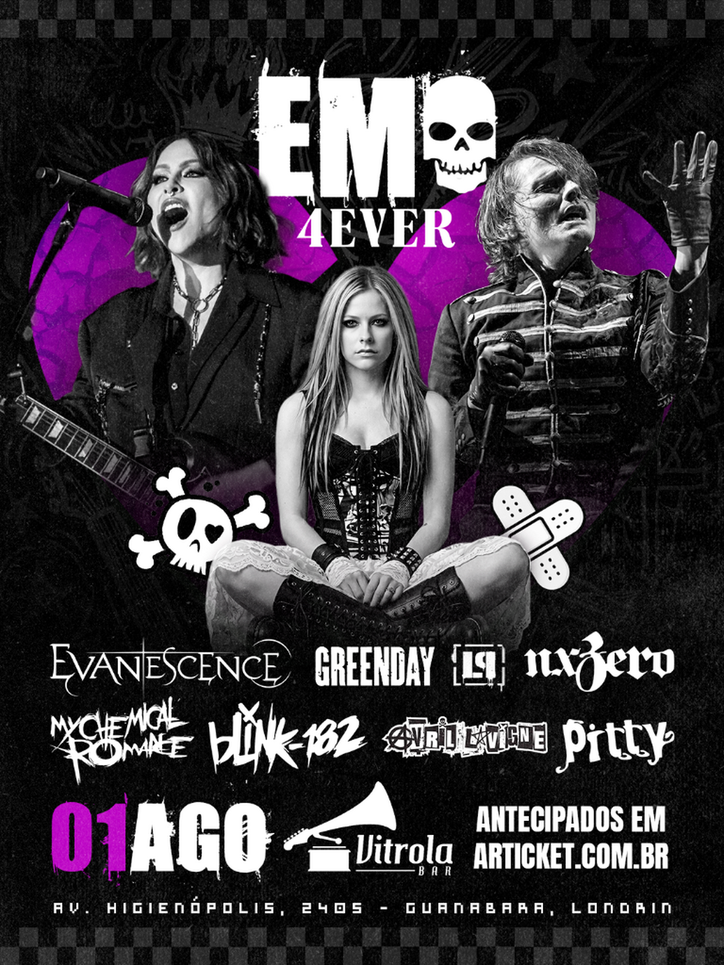01/08 S&Aacute;BADO EMO 4EVER em Londrina