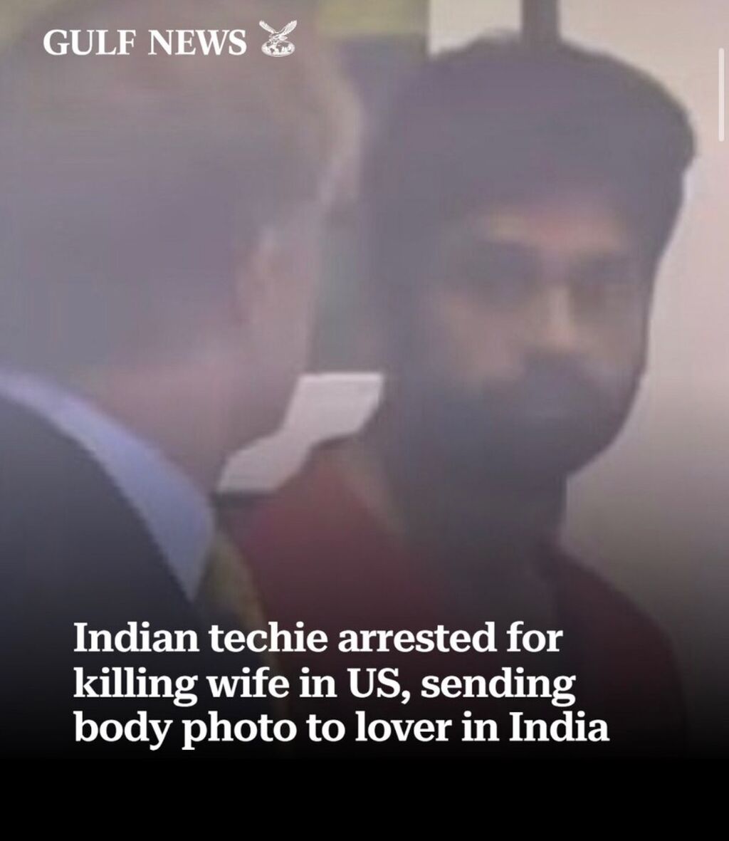 Indian techie arrested for killing wife in US, sending body photo to lover in India