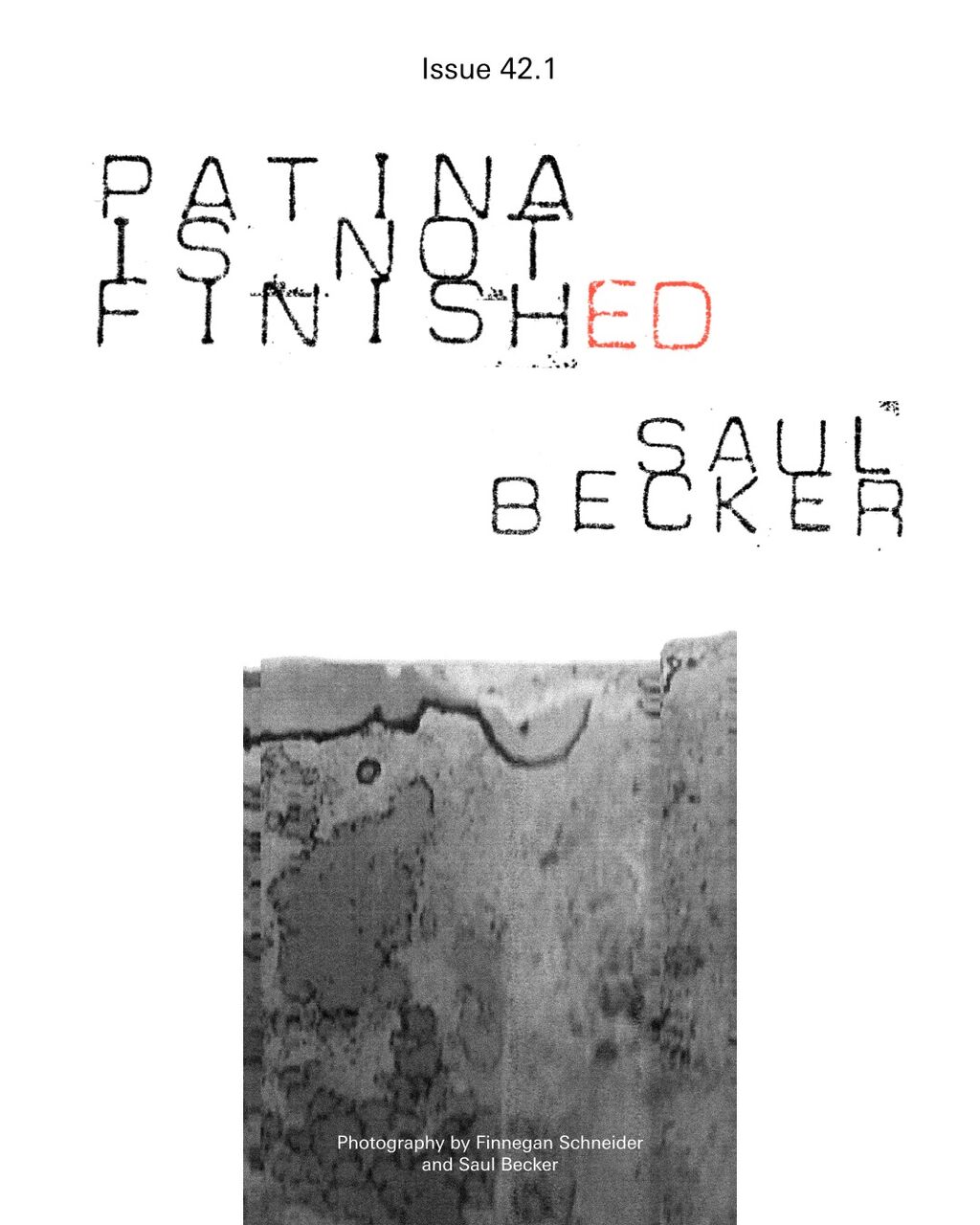 Patina Is Not Finish(ed)